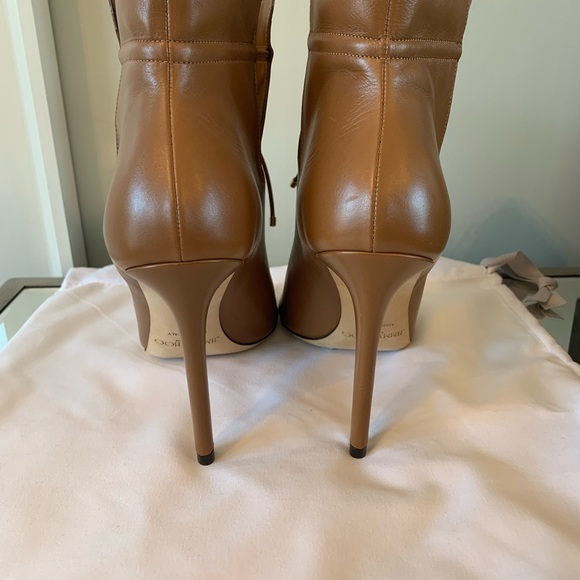 Authentic Jimmy Choo Memphis Booties in brown. Size 39. Very gently worn. - Picture 3 of 11
